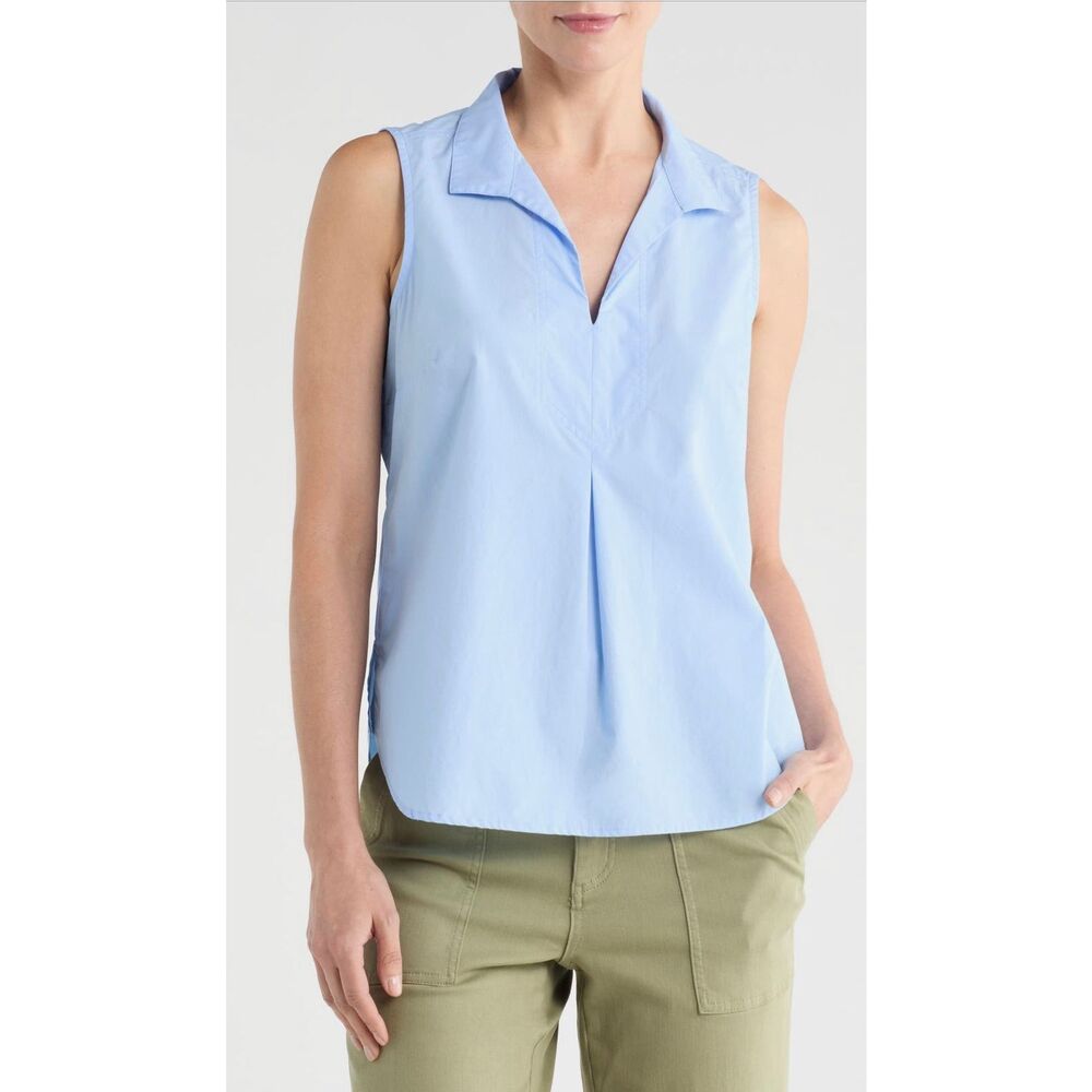 Tommy Bahama Women’s Oceana Poplin Sleeveless Top size S/P, NWT